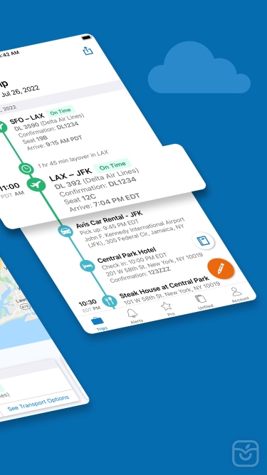 تصاویر TripIt: Travel Planner ++