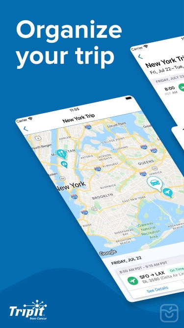 تصاویر TripIt: Travel Planner ++