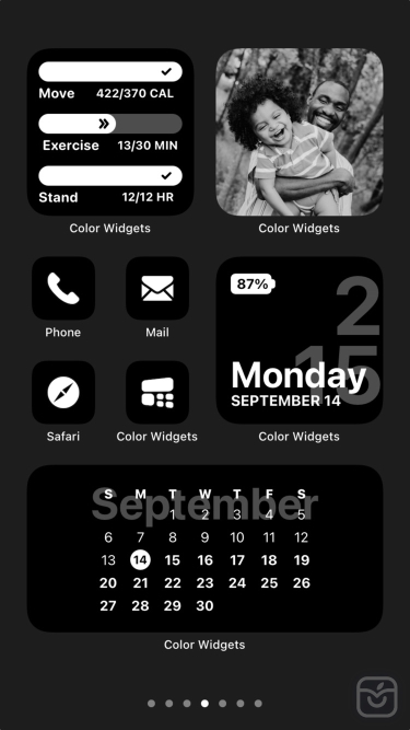تصاویر Color Widgets
