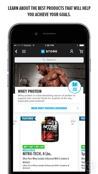 تصاویر Bodybuilding.com Store