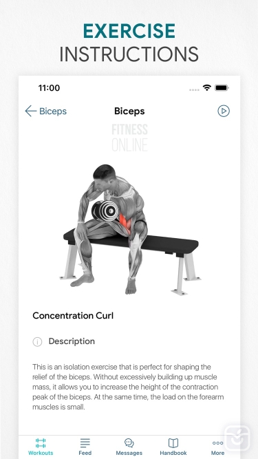 تصاویر Workout app Fitness Online ++