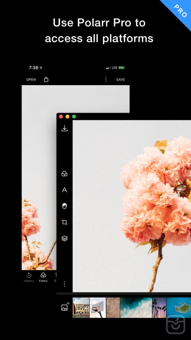 تصاویر Polarr Pro Photo Editor ++