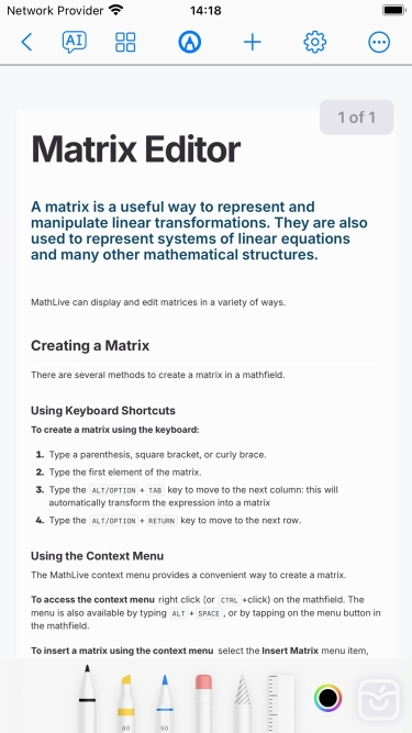 تصاویر Math Editor