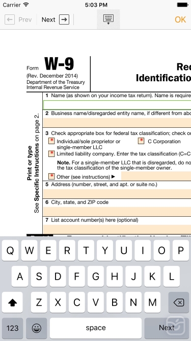 تصاویر Form Filler: fill & sign forms