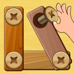 لوگو Wood Nuts & Bolts Puzzle ++