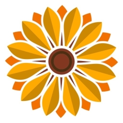 لوگو sun flower
