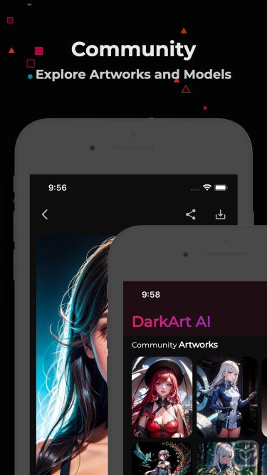 تصاویر DarkArt - AI Art Generator ++