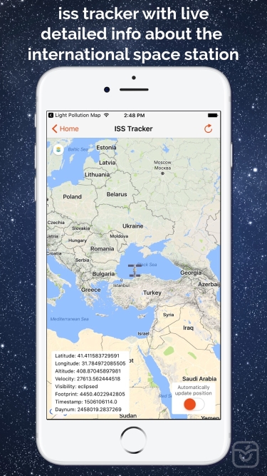 تصاویر Light Pollution Map - Dark Sky