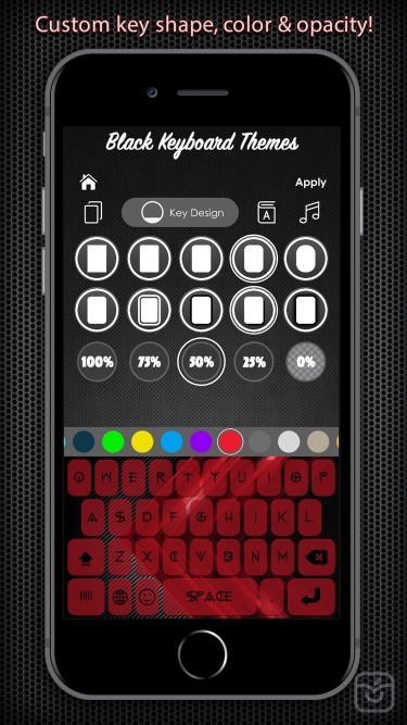 تصاویر Black Keyboard & Key Themes
