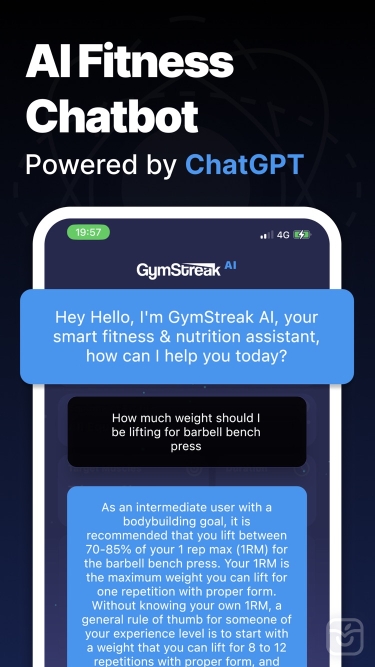 تصاویر Gym Streak AI: Workout Planner ++