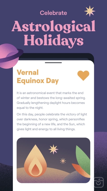 تصاویر Moonly App — The Moon Calendar ++