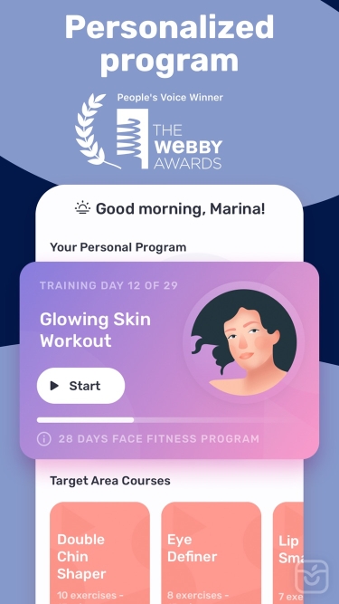تصاویر Facetory: Face Yoga & Exercise