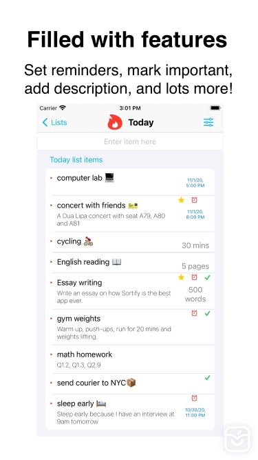 تصاویر Sortify: Pocket Planner