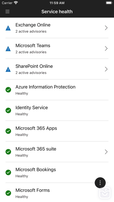 تصاویر Microsoft 365 Admin