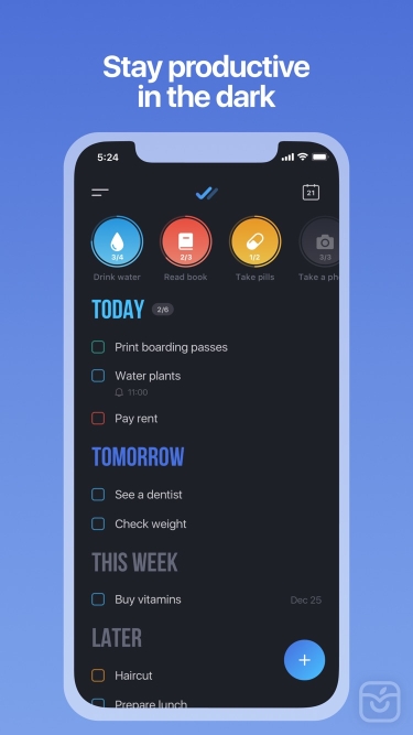 تصاویر Daily Planner — Task Checklist ++