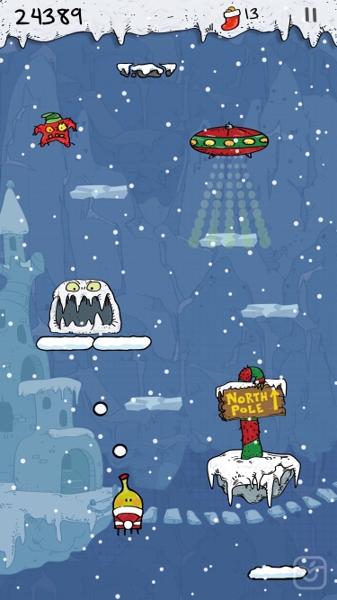 تصاویر Doodle Jump Christmas Special