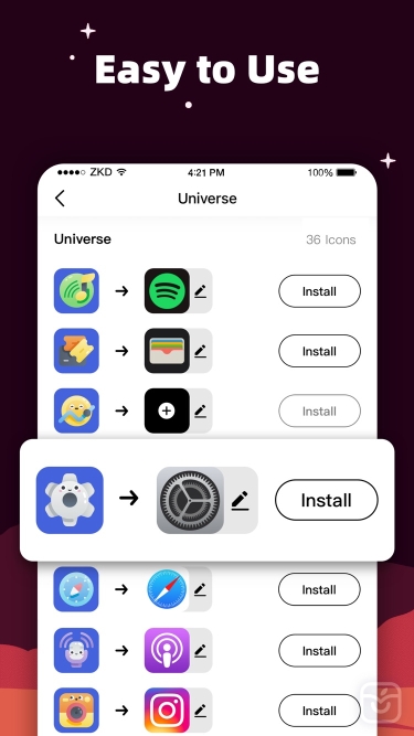 تصاویر MyICON Changer – Icon Themer