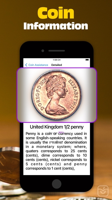 تصاویر CoinGenie: Identify Coins ++