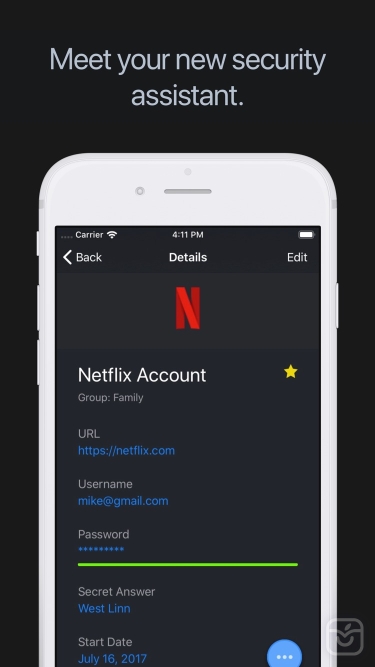 تصاویر Password Manager - mSecure