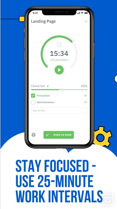 تصاویر Pomodoro Focus Timer & Planner