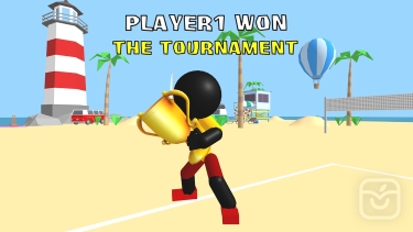 تصاویر Stickman Beach Volleyball