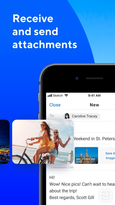 تصاویر Email App –  Mail.ru