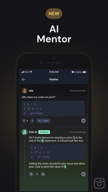 تصاویر Enki: Learn Coding/Programming ++