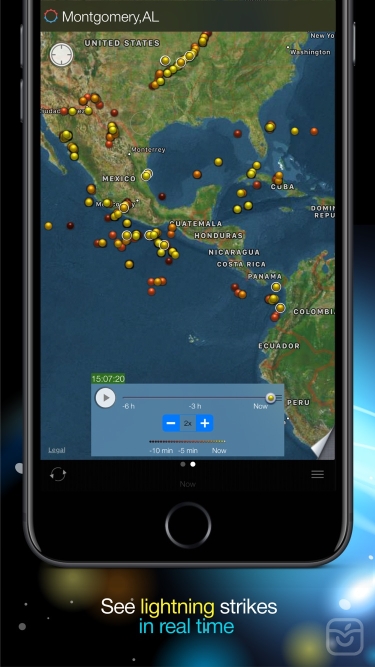تصاویر Lightning Tracker