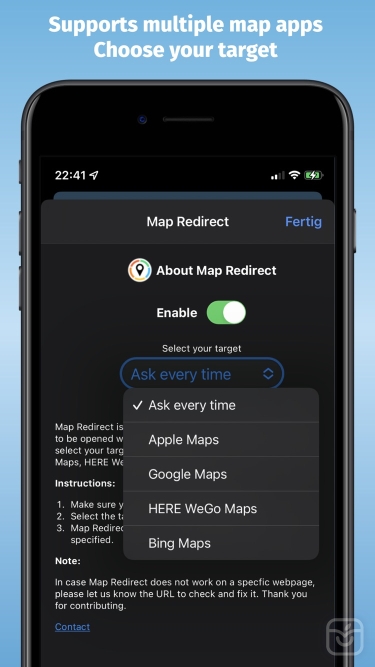 تصاویر Map Redirect for Map Links | $1.99