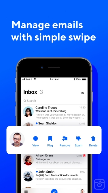 تصاویر Email App –  Mail.ru