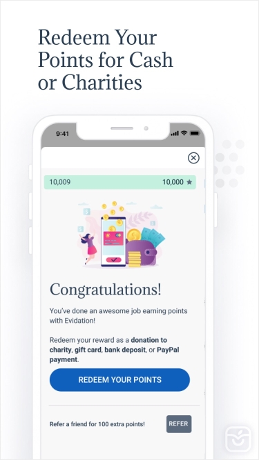 تصاویر Evidation - Reward Health