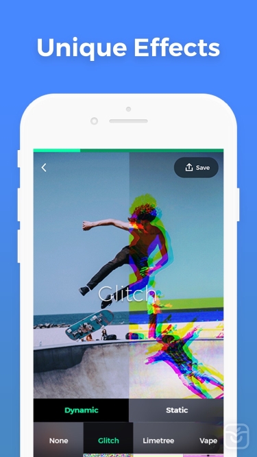 تصاویر Groovo: Video Effects & Glitch ++