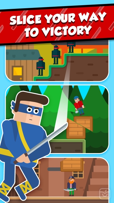 تصاویر Mr Ninja - Slicey Puzzles |آقای نینجا
