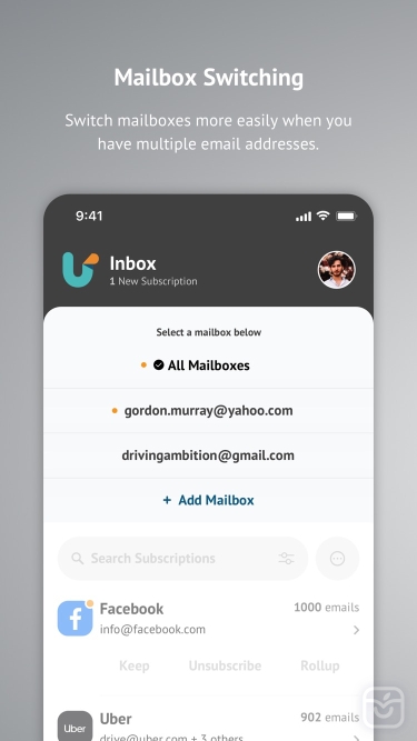 تصاویر Unroll.Me - Email Cleanup