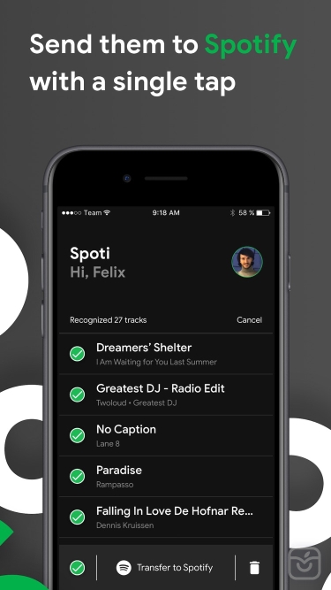 تصاویر SpotiApp - export music