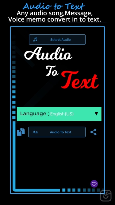 تصاویر Audio To Text Converter