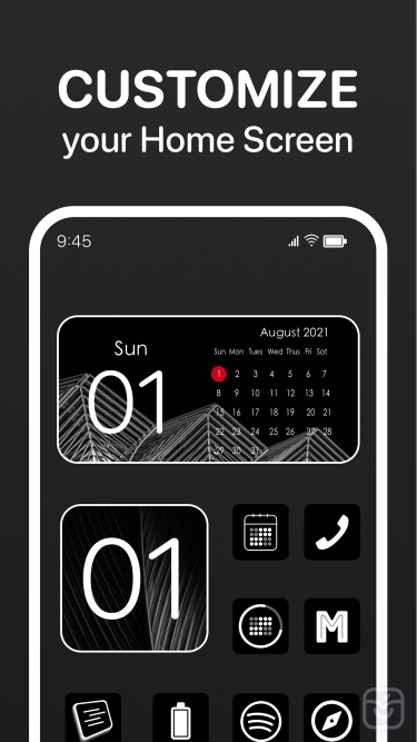 تصاویر Calendar Widget - Date Widgets ++