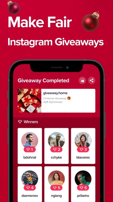 دانلود اپلیکیشن Giveaway Picker for Instagram™ برای آیفون