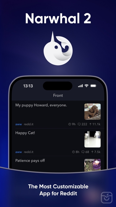 تصاویر Narwhal 2 for Reddit ++