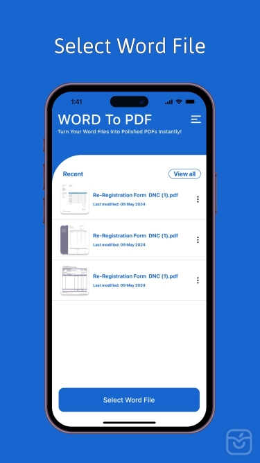 تصاویر Word2PDF - Convert Word to pdf ++ | آنلاک‌شده