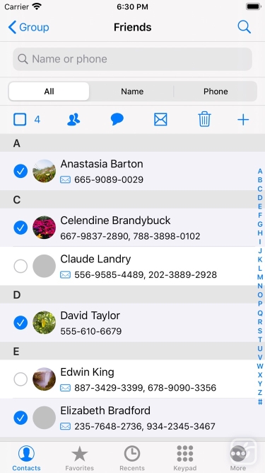تصاویر iContacts+: Group Contacts